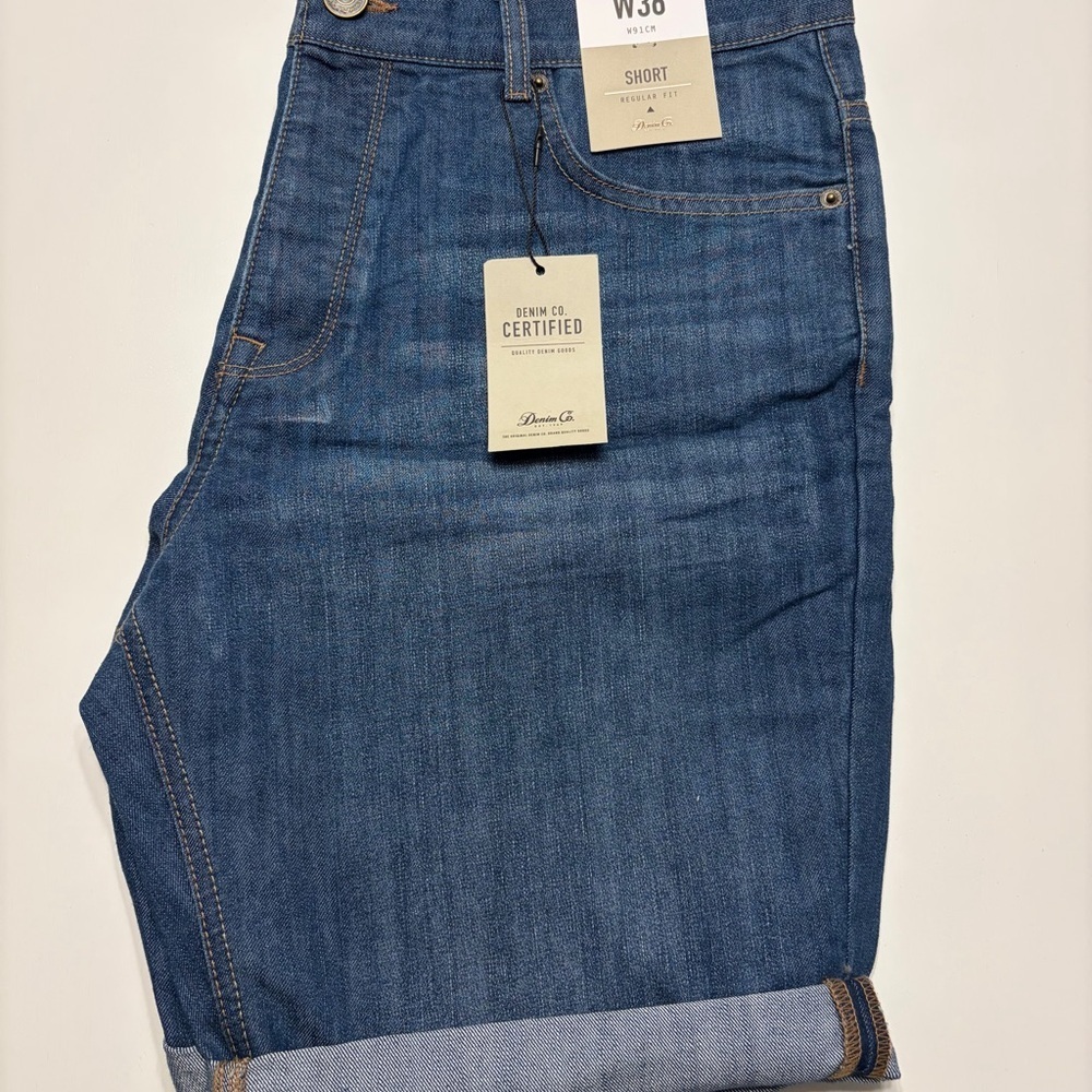 Men's Primark Blue Denim Shorts - Picture 6 of 6
